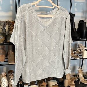 Elegant Gray Women's Sweater